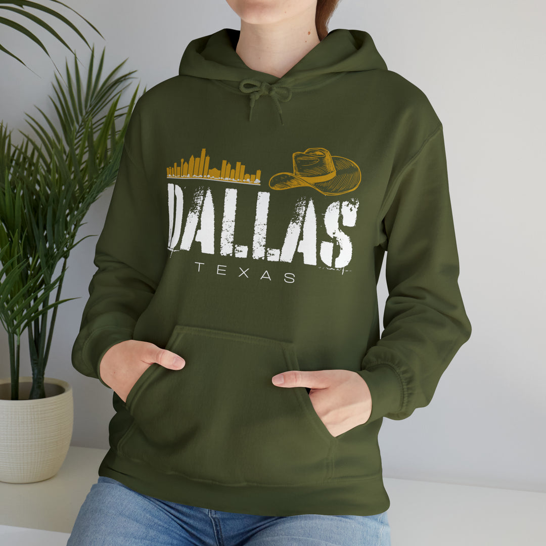 Dallas, Texas Hooded Sweatshirt