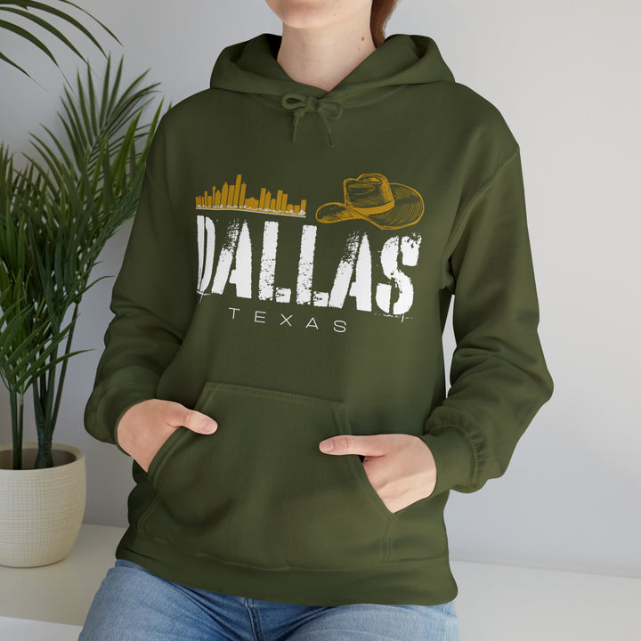 Dallas, Texas Hooded Sweatshirt