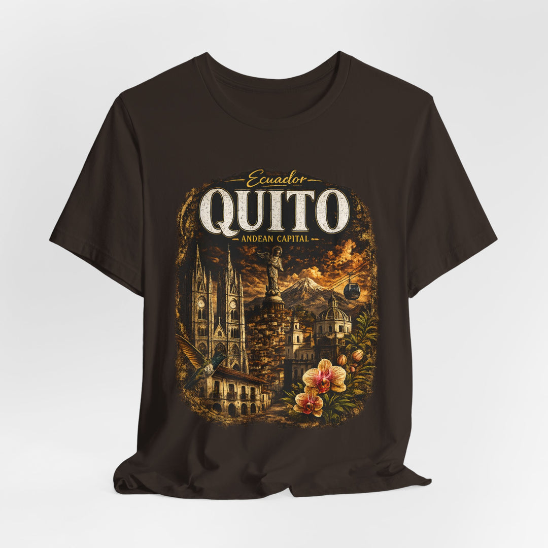 Quito Vintage Travel Tee — Ecuadorian Capital Souvenir T-Shirt