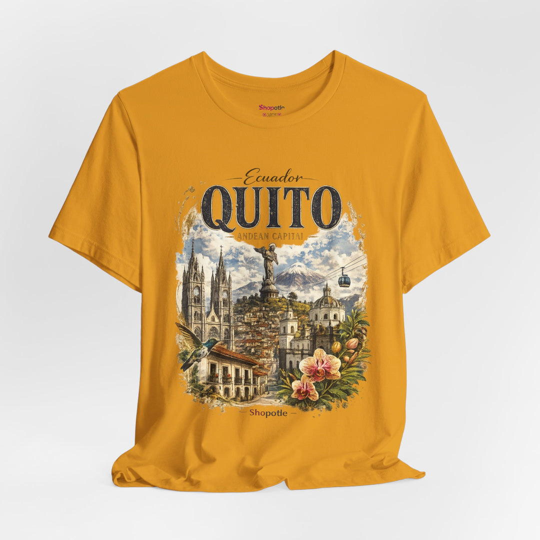 Quito Vintage Travel Tee — Ecuadorian Capital Souvenir T-Shirt
