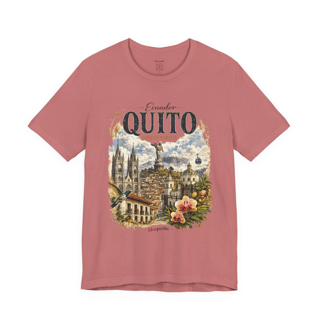 Quito Vintage Travel Tee — Ecuadorian Capital Souvenir T-Shirt