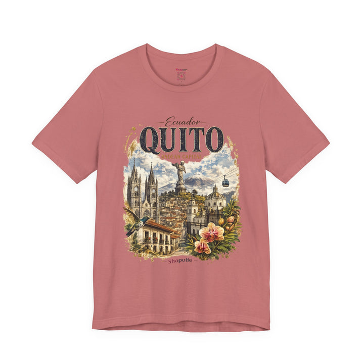 Quito Vintage Travel Tee — Ecuadorian Capital Souvenir T-Shirt