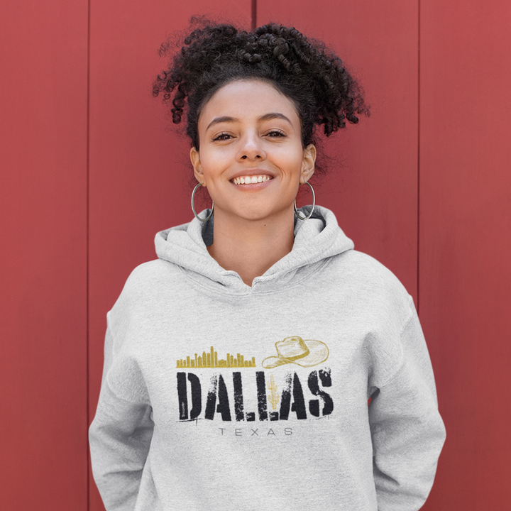 Dallas, Texas Hooded Sweatshirt