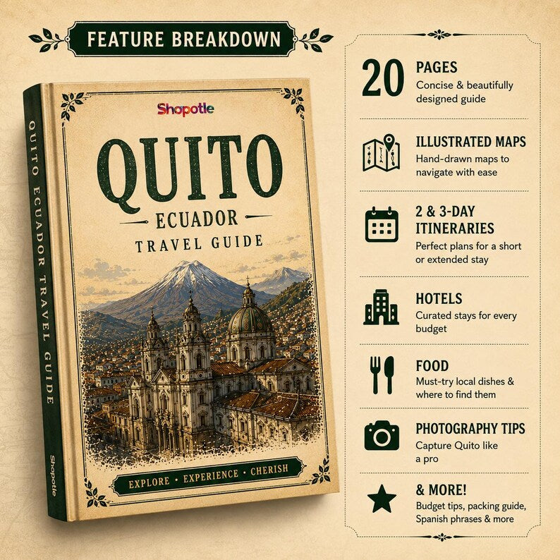 Quito travel guide food guide page