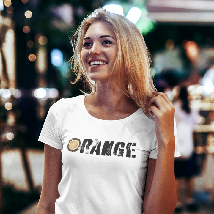 Orange Short Sleeve Tee